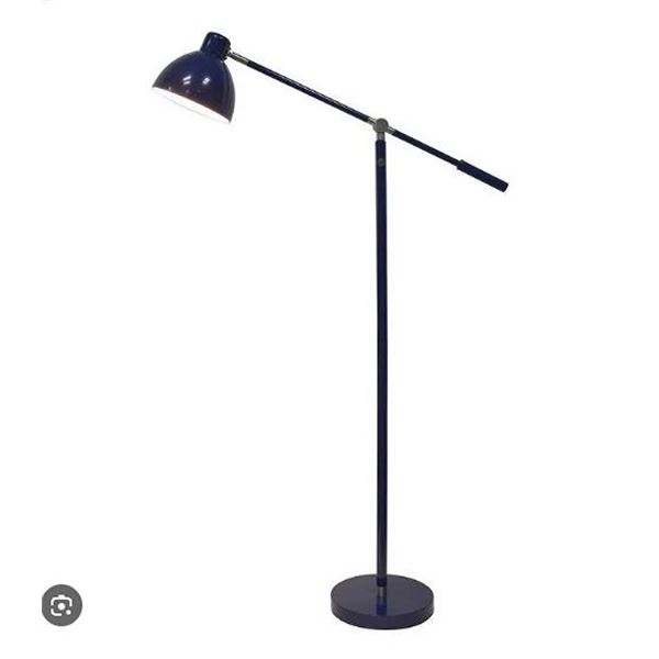 Pillowfort Blue Metal Floor Lamp with LED Bulb