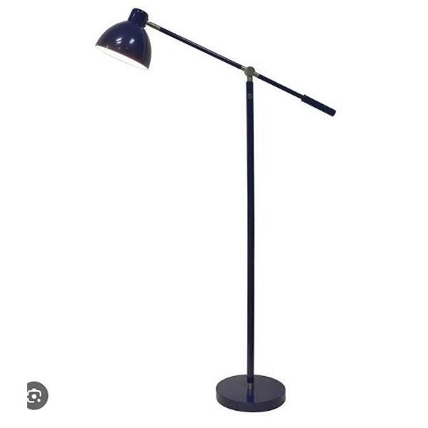 Pillowfort Blue Metal Floor Lamp with LED Bulb