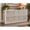 Image 1 : Bayside Room Divider with 8 Storage Bins