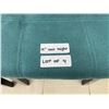 Image 3 : 4 Teal Upholstered Dining Chairs