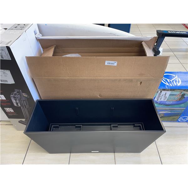 Veradek Black Metal Planter 31x10x15.25 in