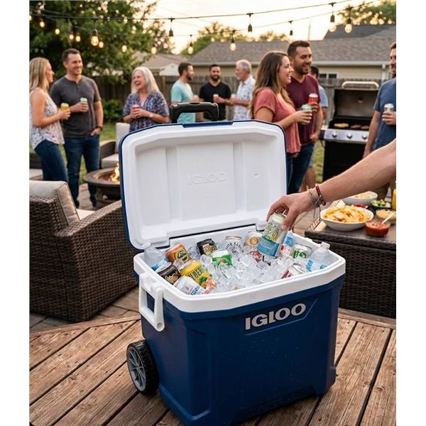 Igloo MaxCold Latitude 62 Roller Cooler 58L