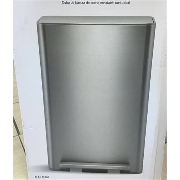 Kohler Stainless Steel 47L Step Trash Can