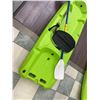 Image 4 : 6ft Kids Kayak with Paddle Green Plastic