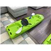 Image 6 : 6ft Kids Kayak with Paddle Green Plastic