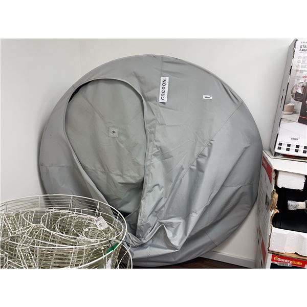 Cacoon Hanging Chair 70 Inch Diameter Grey