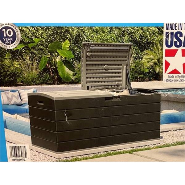 Suncast 120 Gallon Split Lid Deck Box
