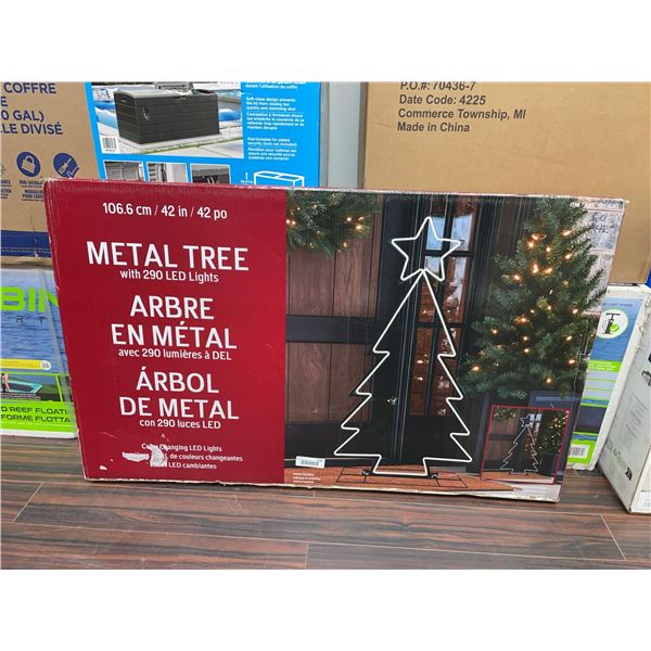 42" Metal Tree with 290 Colour LED Lights
