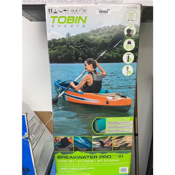 Tobin Sports Breakwater Pro X1 Kayak Set 12 ft