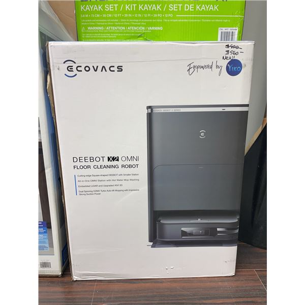 Ecovacs Deebot X2 Omni Robot Vacuum with Dock