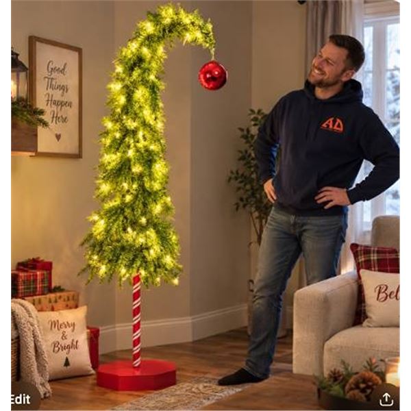 6 ft Artificial Christmas Tree with 150 LED Lights
