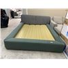Image 3 : Large Upholstered Platform Bed Frame 101x80x33in
