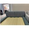 Image 4 : Large Upholstered Platform Bed Frame 101x80x33in