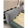 Image 7 : Large Upholstered Platform Bed Frame 101x80x33in