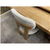 Image 17 : Oak Extendable Dining Table with 6 Upholstered Chairs 18x40"
