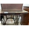 Image 9 : Singer Treadle Sewing Machine with Cabinet and Stool