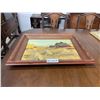 Image 10 : 3 Framed Landscape Paintings Assorted Sizes