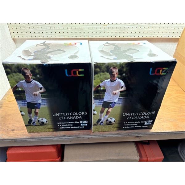 NEW Set of 2 Soccer ball Sets