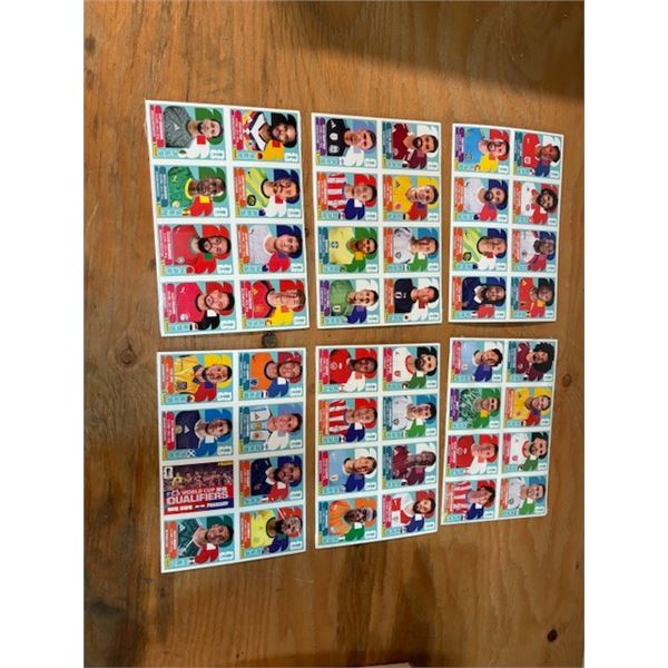 NEW 6 pkg. of 3 Sheets = 18 sheets of FIFA 2026 Stickers