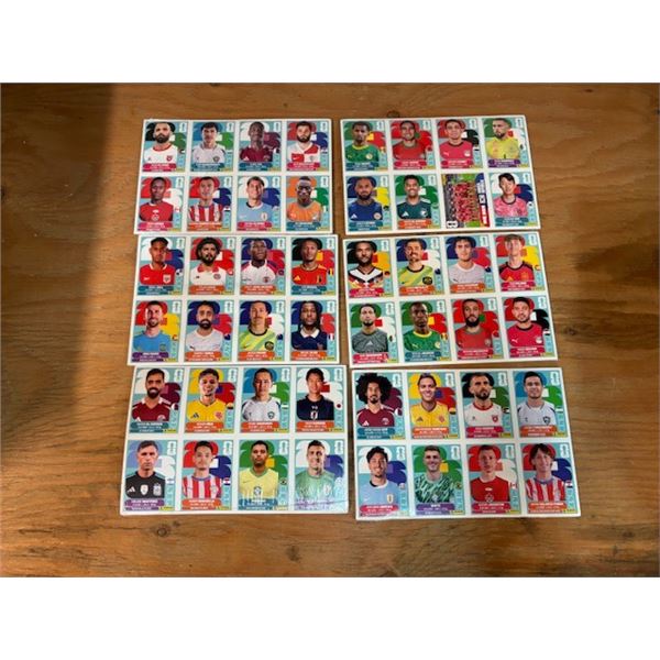 NEW 6 pkg. of 3 Sheets = 18 sheets of FIFA 2026 Stickers