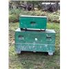 Image 1 : Green Lee Storage Box- Metal x 2