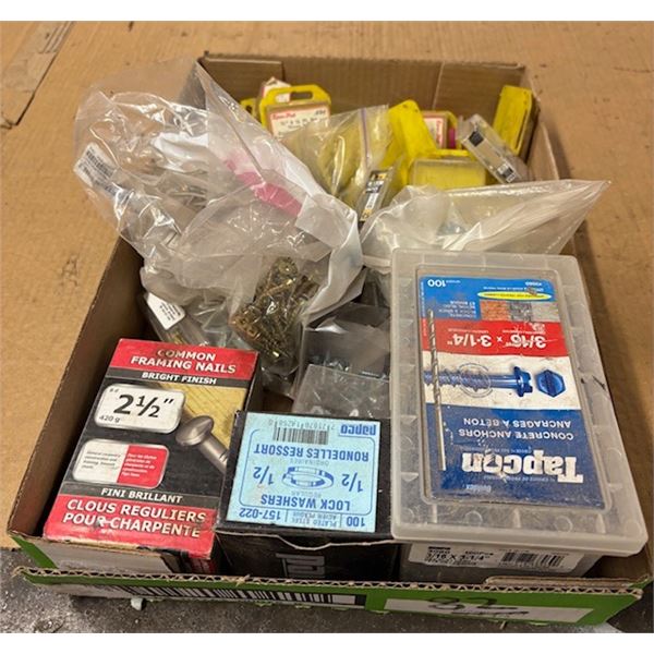 Screws/nails/bolts assorted