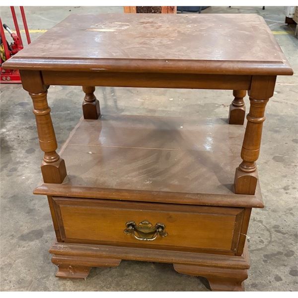 Vintage Maple End Table