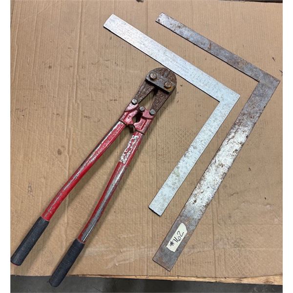 Bolt Cutter/2 Square Rulers