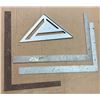 Image 1 : Square Rulers x 4