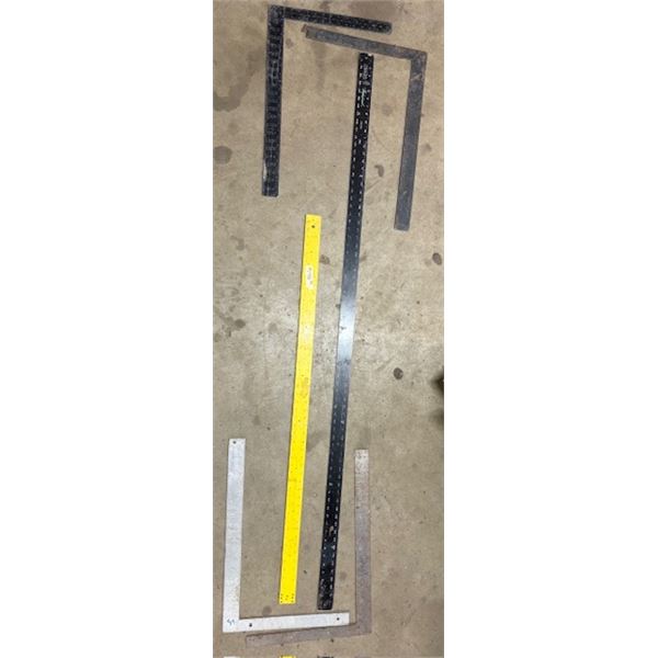 Square Rulers x 6