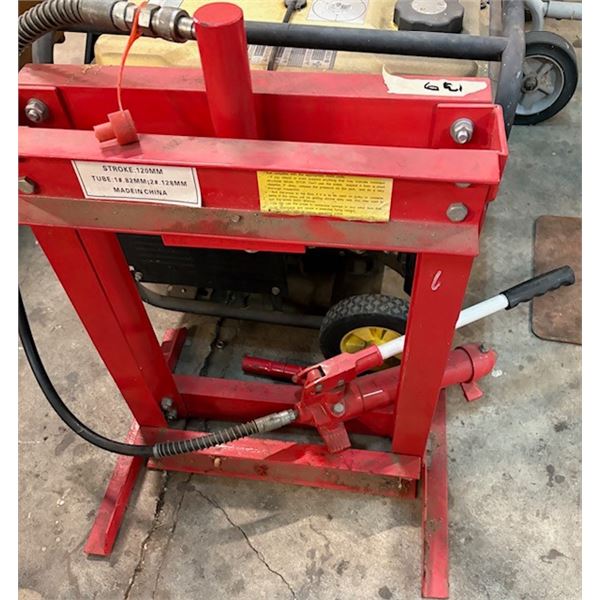 Hydraulic Shop Press Capacity 6 to 12 tons