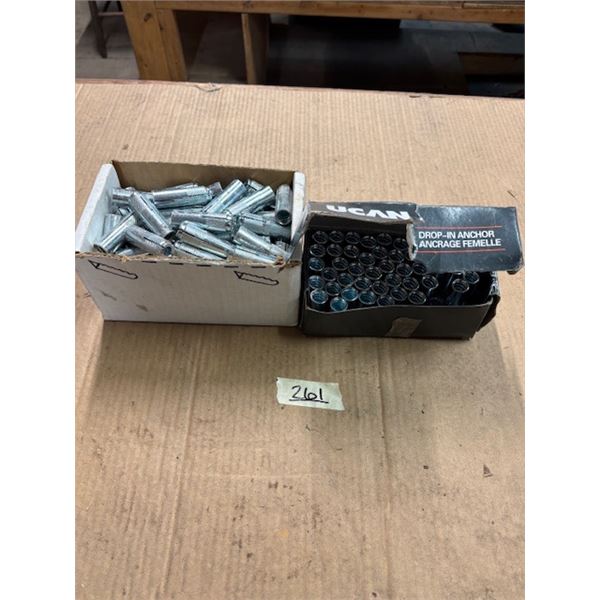 Assorted Drop In Anchors