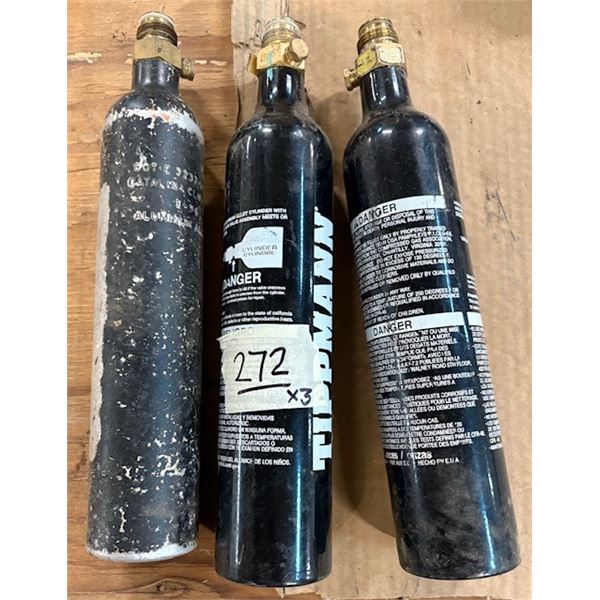 Tippmann  CO2 Refillable Paintball Tank x 3