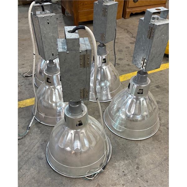 Industrial High Bay Lighting Fixtures x 5