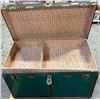 Image 1 : Vintage green steamer trunk