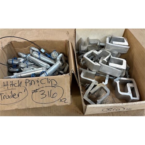 Trail HitchPin/ clip and clamps