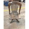 Image 1 : Traditional Bankers Solid Oak Swivel Chair