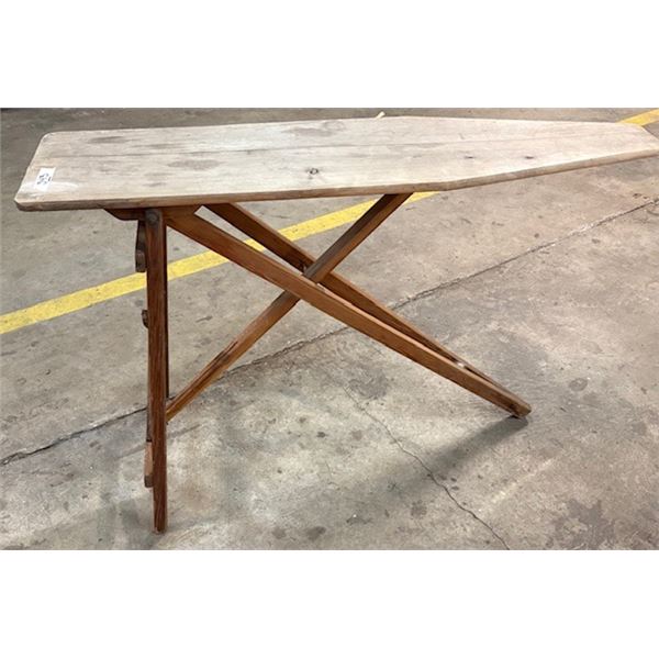 Vintage Solid Wood Ironing Board (4-5’long)