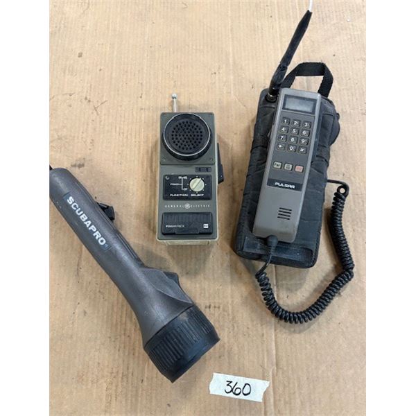 Analog Phone/ Retro Walki Talki/ Flashlight