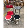 Image 1 : Chairs and stools