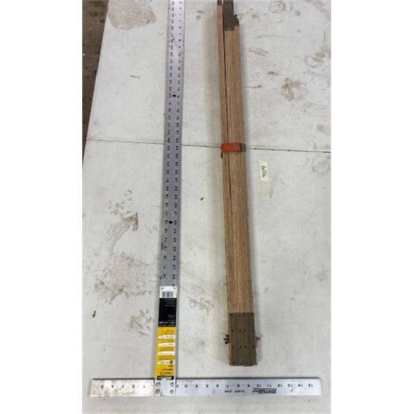 Yard Stick and square ruler