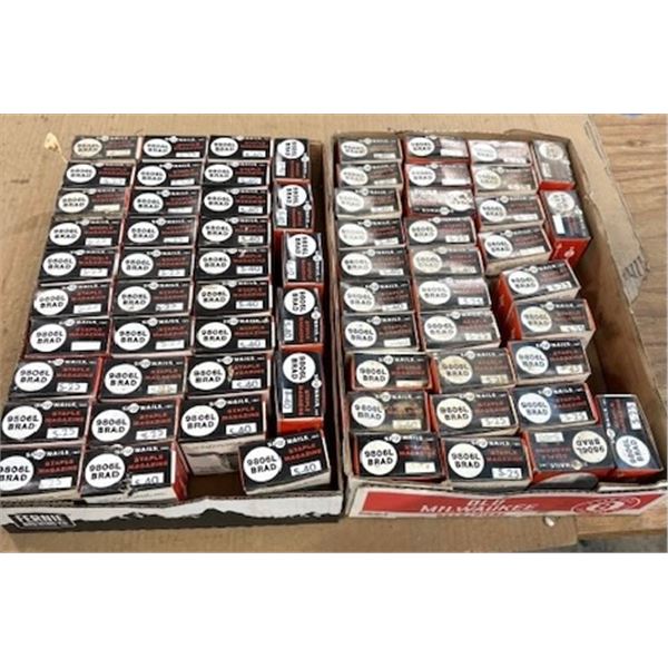 Spot nails for load-o-matic tools, staple magazine