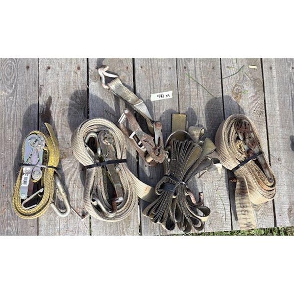 Ratchet Tie Down Straps x 4