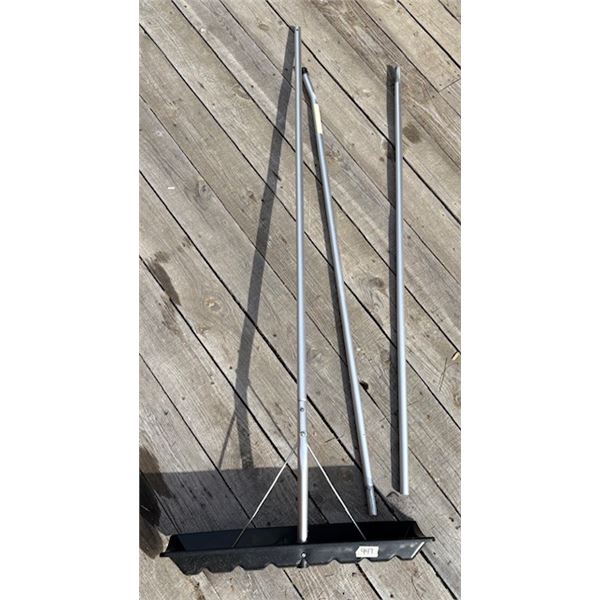 Snow Roof Shovel w/ Extension Poles (new)