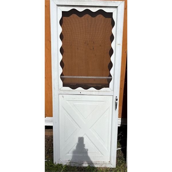 Aluminum Screen Storm Door 32” x 79”