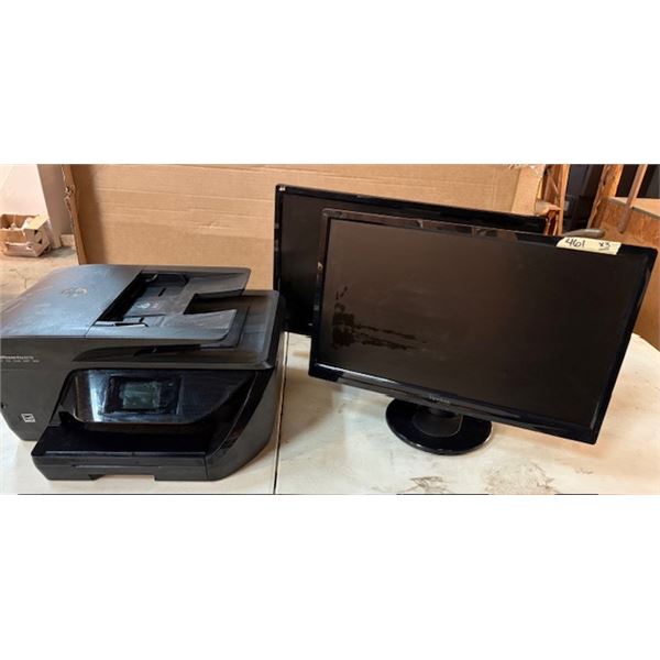 HP Office Pro Printer (6978) x 1 / View Sonic Monitors (VA2246M-LED) x 2