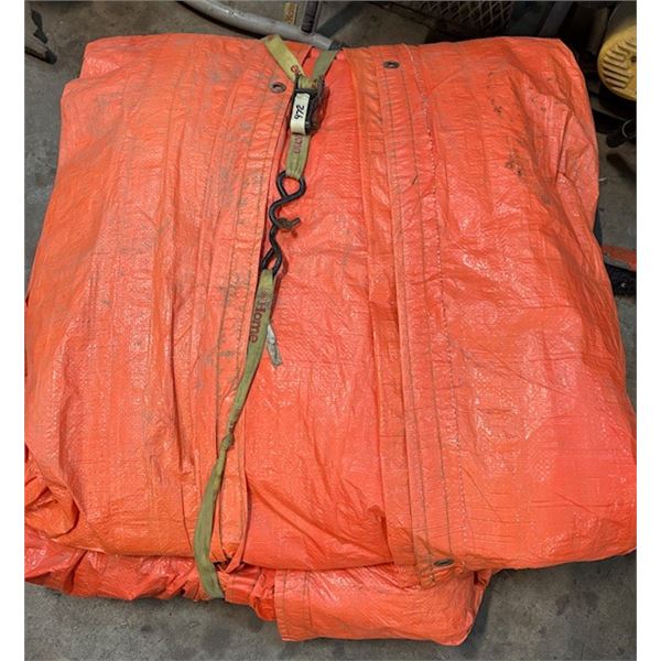 Large Orange Tarp