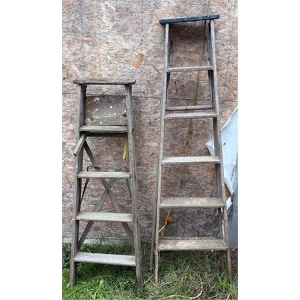 Wooden Ladders x 2