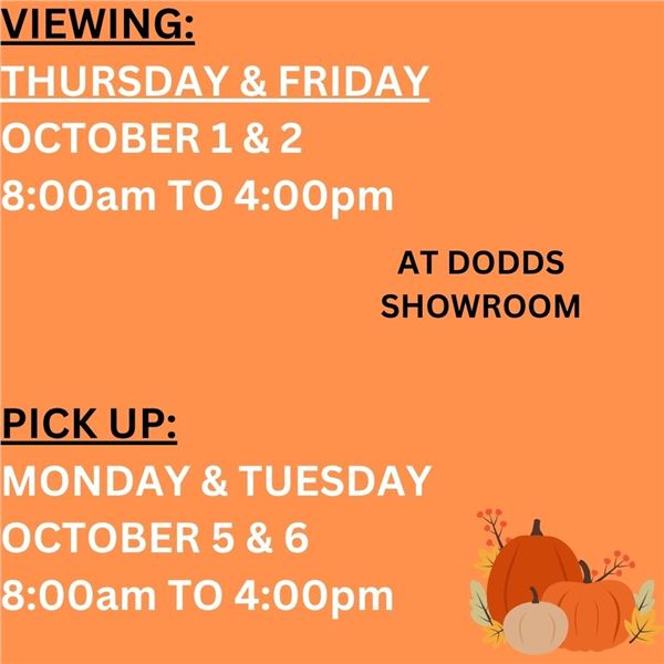 VIEWING & PICKUP