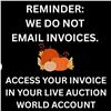 Image 1 : WE DO NOT EMAIL INVOICES